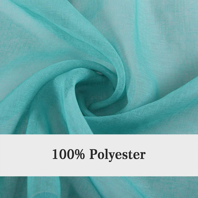 Let udendørs gardin med blågrøn gradient