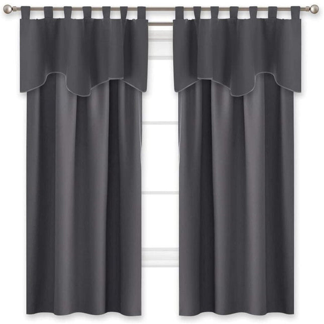 Mørklægningsgardin sæt med kappe til vindue