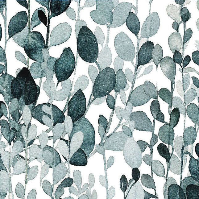 Dekorativt gardin med moderne bladdesign