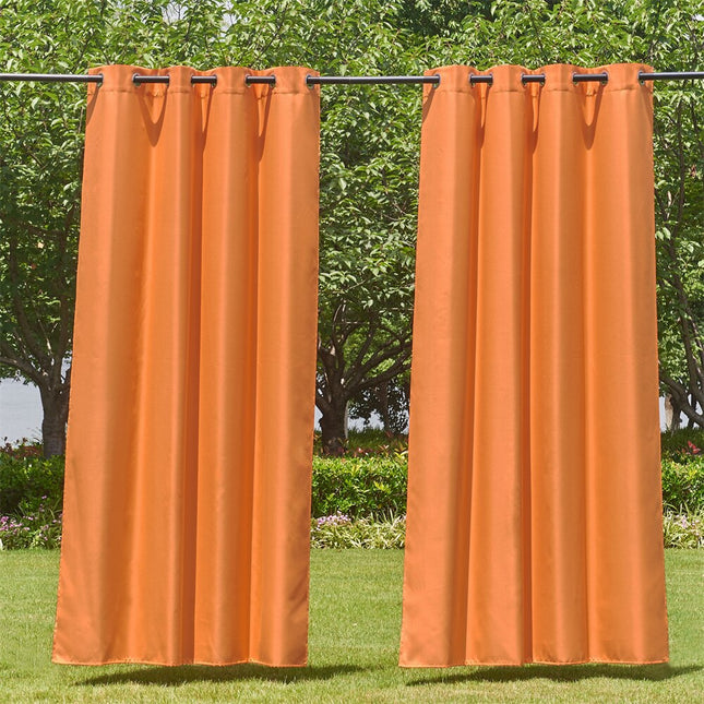 Udendørs gardin til terrasse med ringe