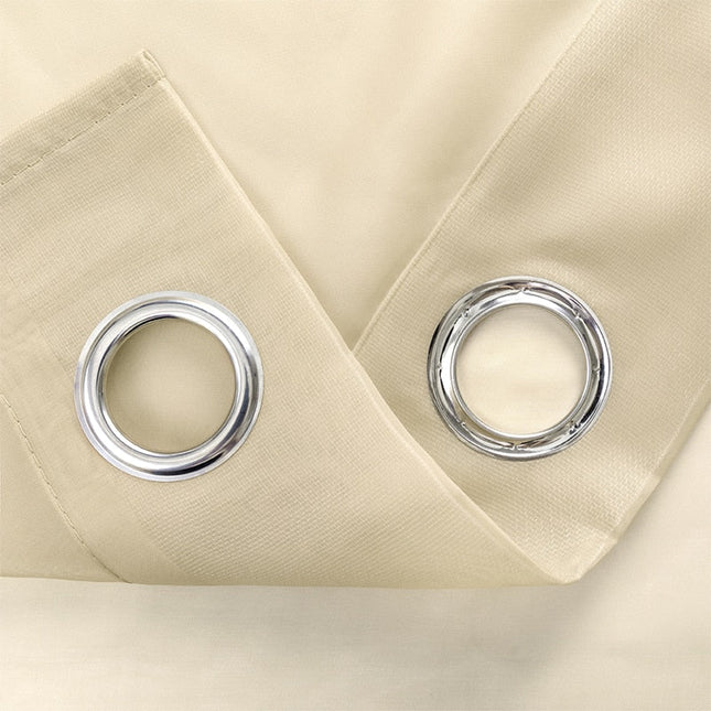 Elegant gennemsigtigt gardin med ringe