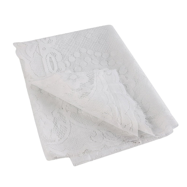 Vintage blondegardin til lille vindue