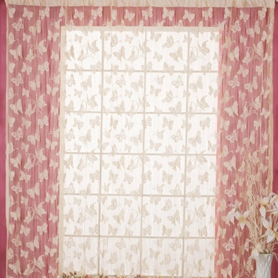 Let gardin med sommerfugle mønster