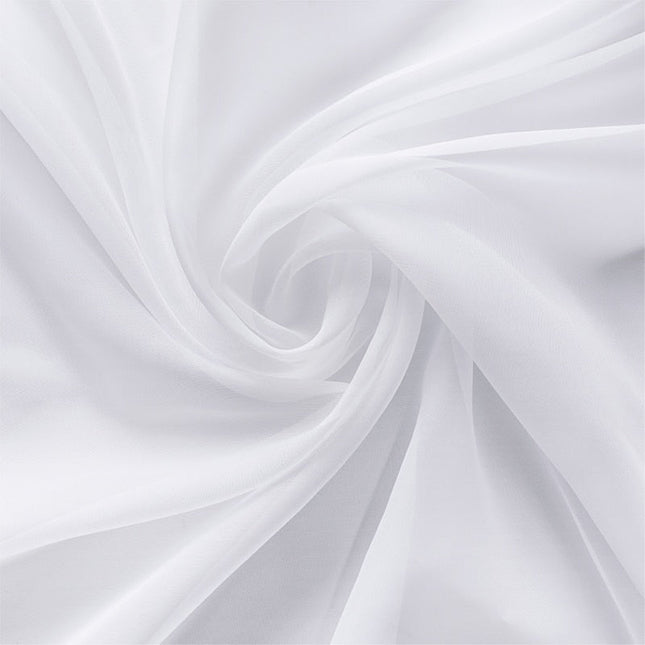 Elegant gennemsigtigt gardin med ringe