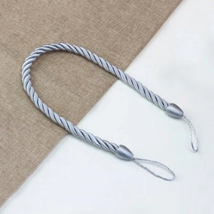 Dekorativt gardinbånd flettet af reb