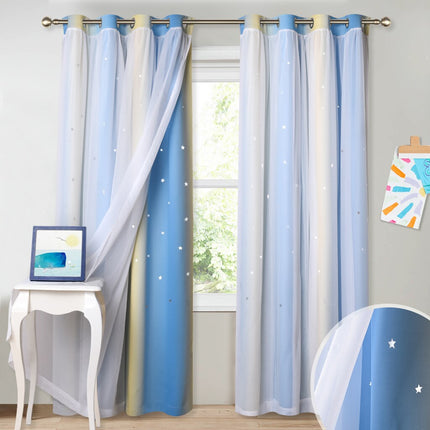 Let udendørsgardin til terrasse