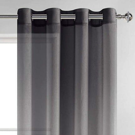 Let gardin med sort gradient effekt