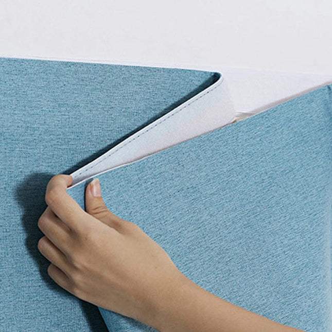 Blåt transportabelt mørklægningsgardin til rejse