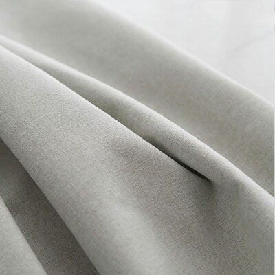 Hvidt lystæt gardin til soveværelse