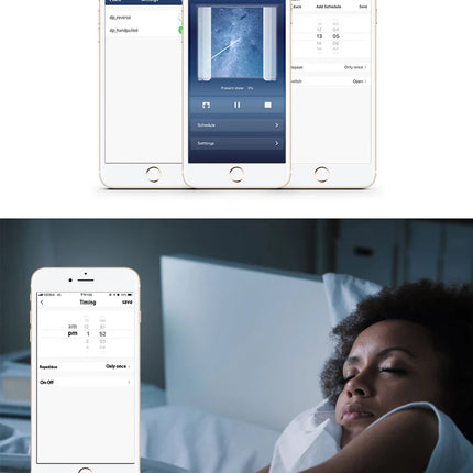 Motoriseret gardinskinne til smart home