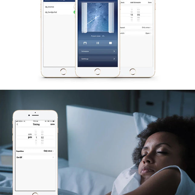 Motoriseret gardinskinne til smart home