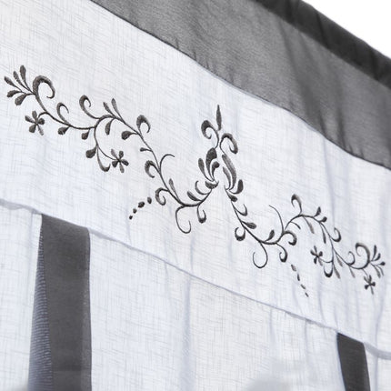 Justerbart hejsegardin med bindebånd