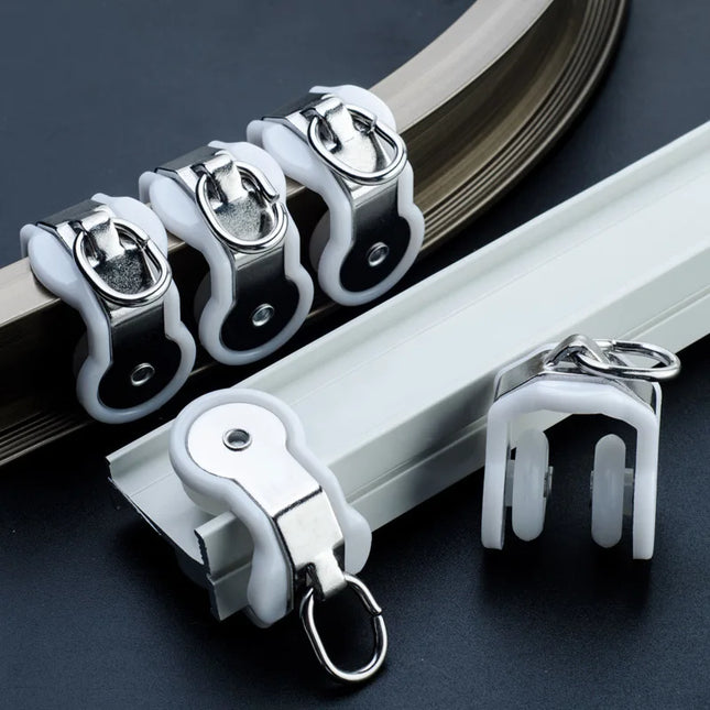 Fleksibel buet gardinskinne til loft