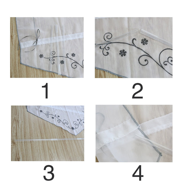 Let foldegardin til køkkenet