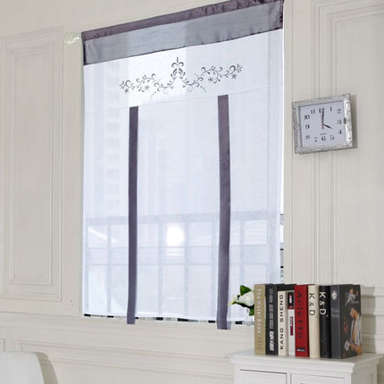 Justerbart hejsegardin med bindebånd