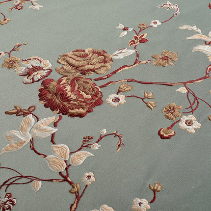 Elegant mørklægningsgardin med blomstermotiv