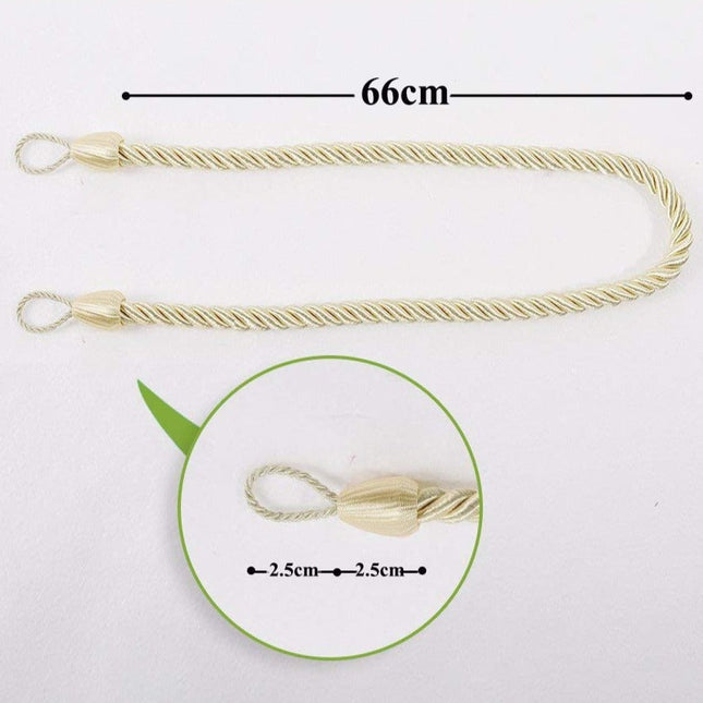 Vejrbestandigt udendørs gardin med øjer