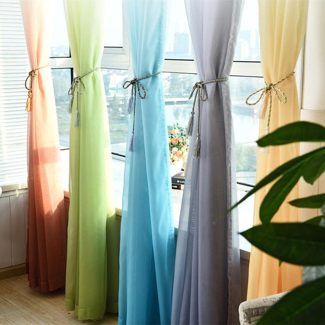 Let gardin med gradueret farve
