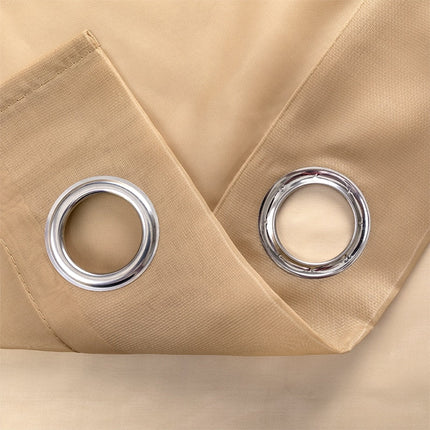 Elegant gennemsigtigt gardin med ringe