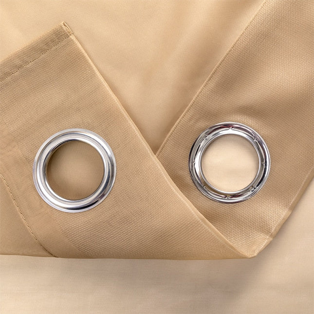 Elegant gennemsigtigt gardin med ringe