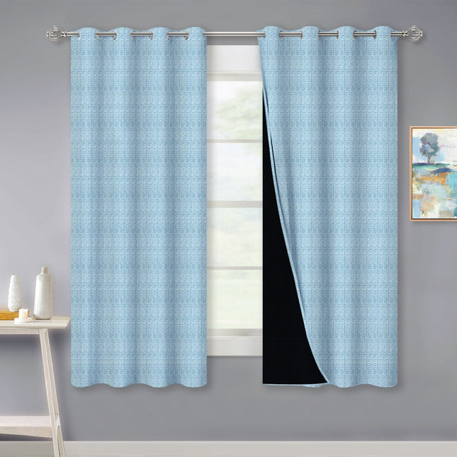 Tekstureret mørklægningsgardin til soveværelset