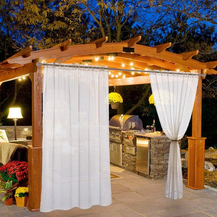 Vandtæt gennemsigtigt gardin til havepavillon