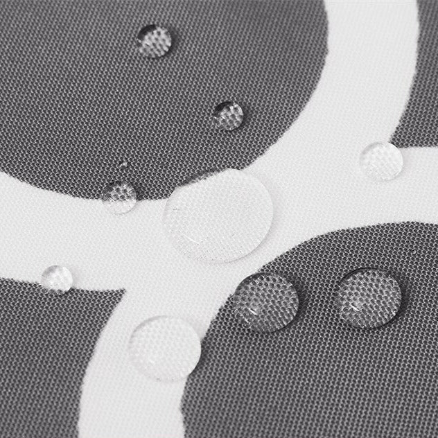 Vandtæt udendørs gardin med mønster