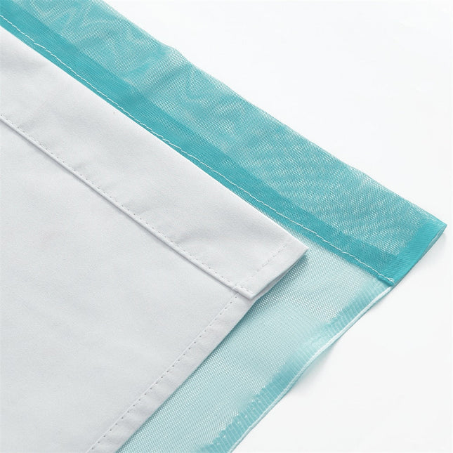 Mørklægningsgardin med lyserød og blå gradient