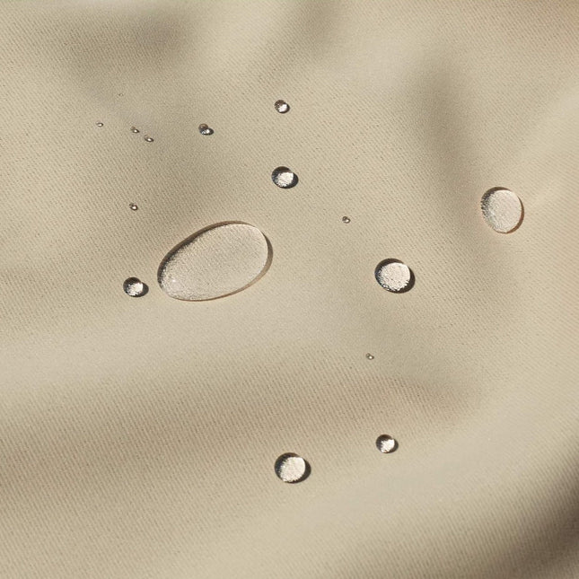 Beige udendørs gardin med løbegang