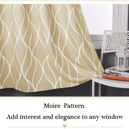 Mørklægningsgardin Jarven med bølgemønster