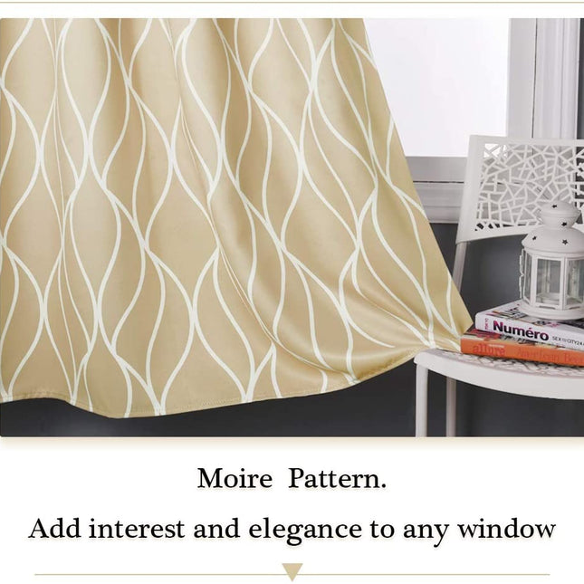 Mørklægningsgardin Jarven med bølgemønster