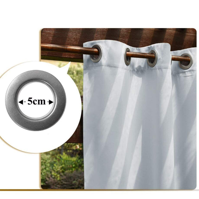 Slidstærkt gardin til havepavillon