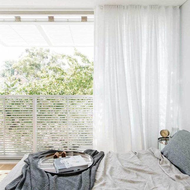 Klassisk transparent voile gardin