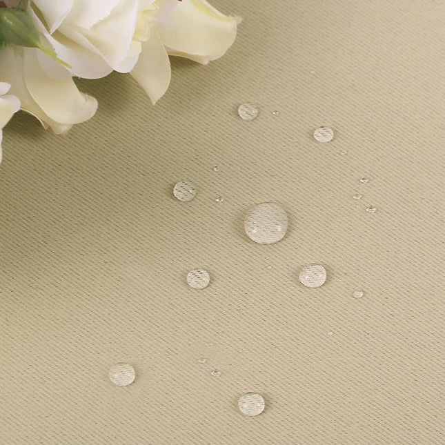 Vejrbestandigt havegardin med metalringe