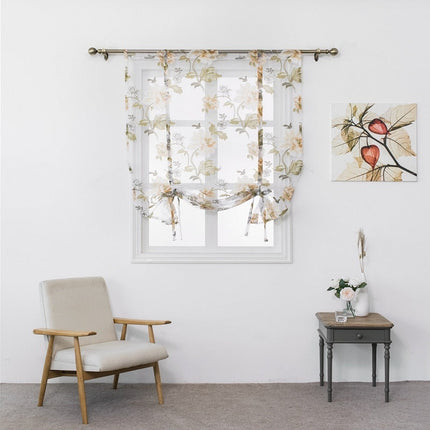 Let foldegardin med blomstermotiv