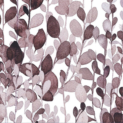 Dekorativt gardin med moderne bladdesign