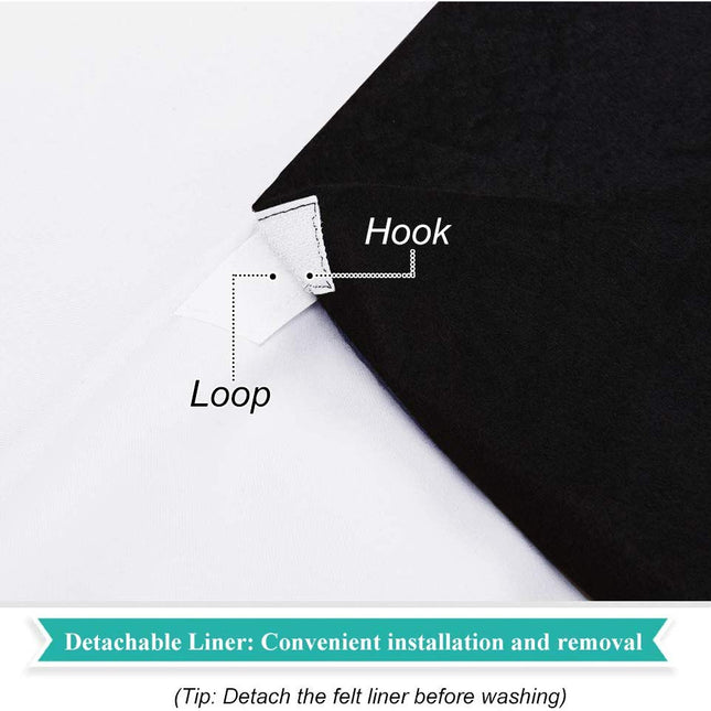 Termisk og lydisolerende mørklægningsgardin