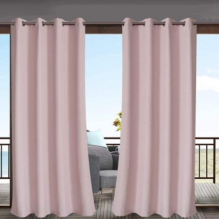 Udendørs gardin til altan med øjer