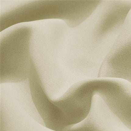 Vandtæt cremefarvet udendørsgardin med ringe