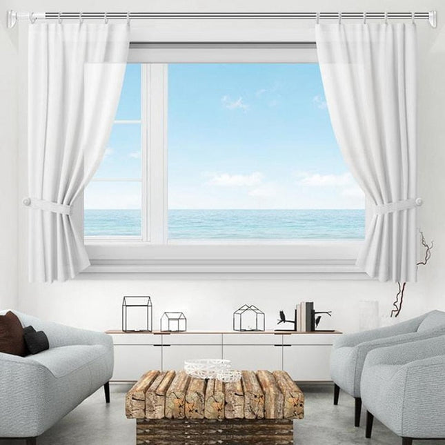 Justerbar gardinstang til montering uden boring