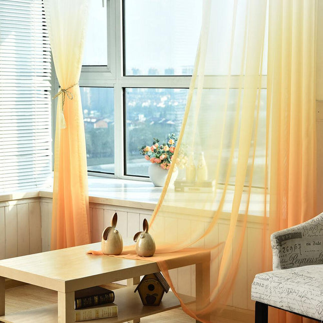 Let gardin med gradueret farve