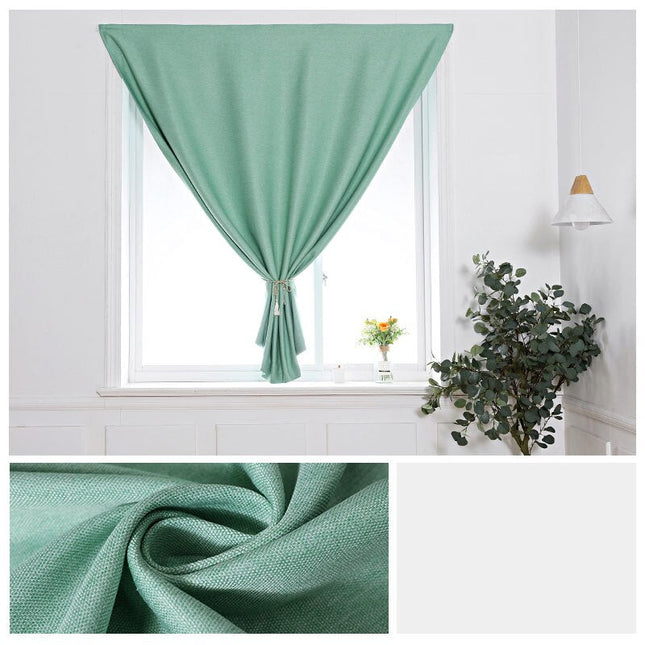 Gardin med burrebånd til nem ophængning