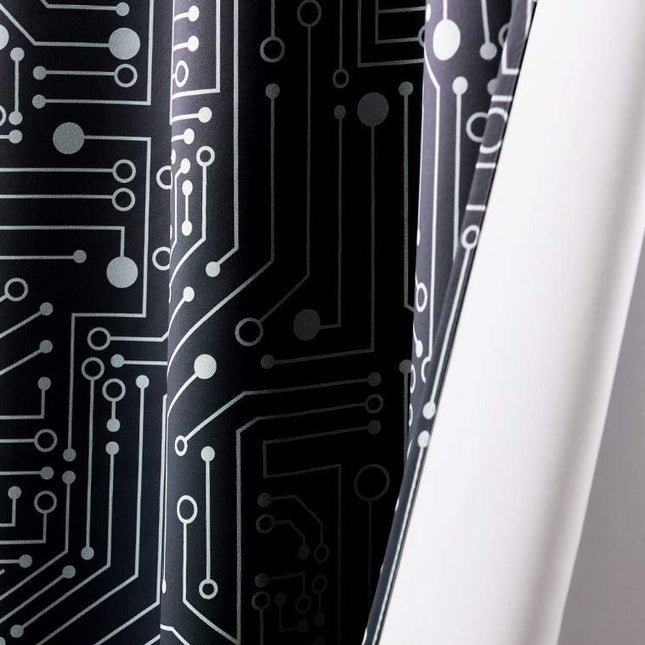 Gardin med printplade mønster