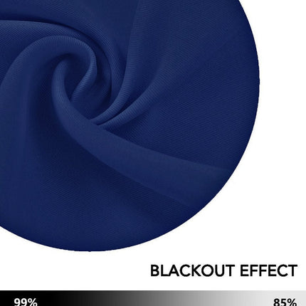 Termisk og lydisolerende mørklægningsgardin