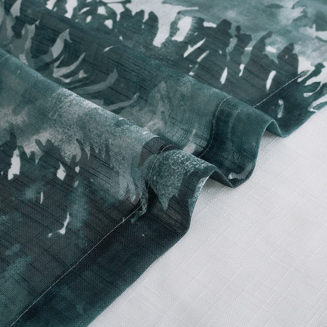 Let udendørs gardin med skovmotiv