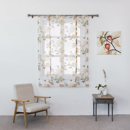 Let foldegardin med blomstermotiv