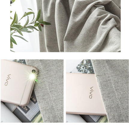 Mørklægningsgardin med subtil vævet tekstur