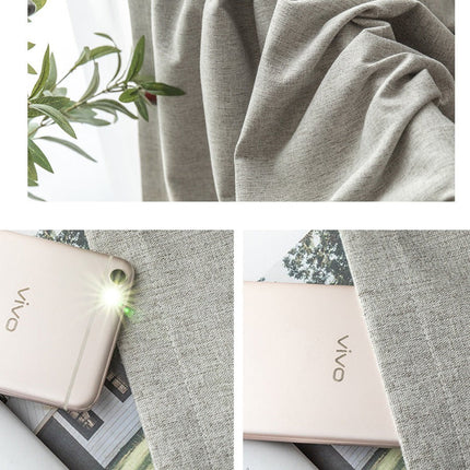 Mørklægningsgardin med moderne vævet struktur