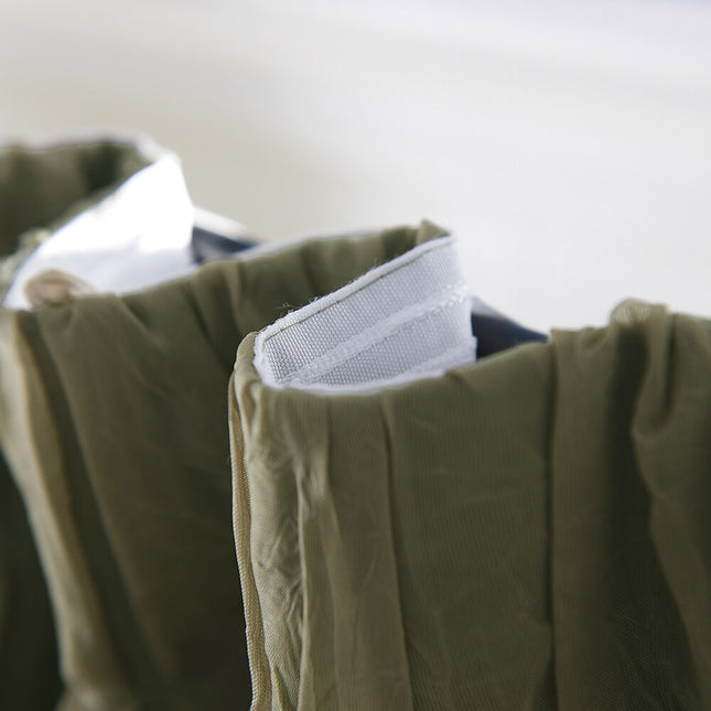 Dobbeltlags gardin med voile til soveværelse