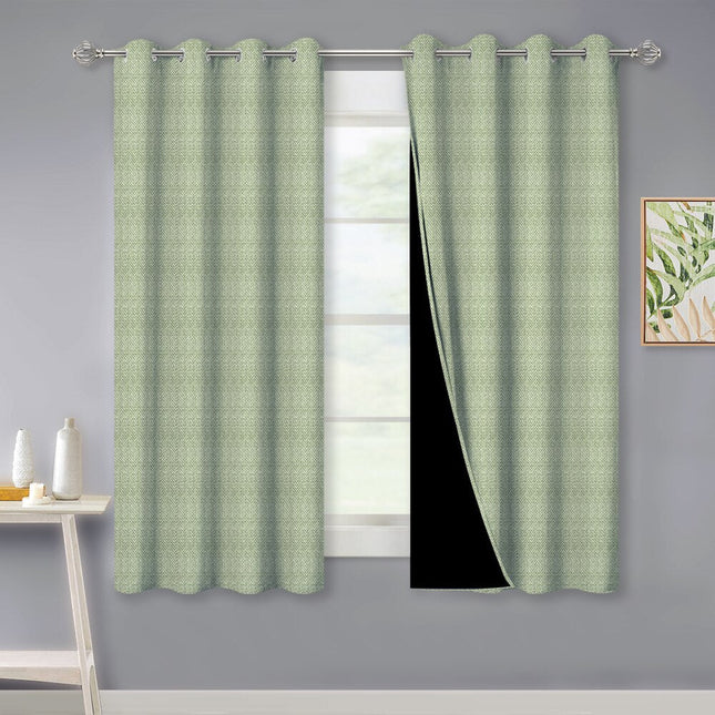 Tekstureret mørklægningsgardin til soveværelset